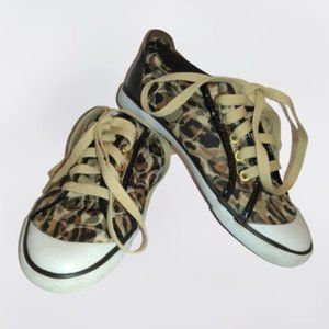 Coach Barrett Leopard Print Sneakers